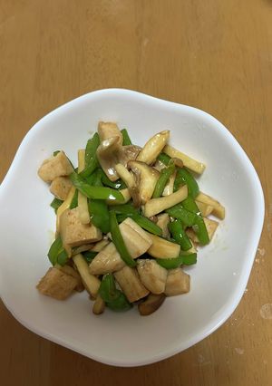 ピーマンエリンギのオイスターソース炒め♪-レシピのメイン写真