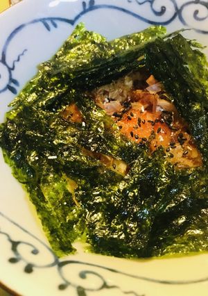 たまかけごはん●韓国海苔と鰹かけごはん-レシピのメイン写真