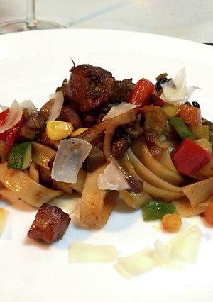 夏野菜とキノコのダイエットボロネーゼ-レシピのメイン写真