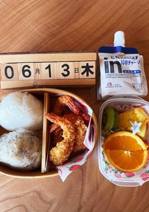 2024.6/13 高校生男子お弁当-レシピのメイン写真