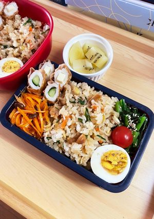 20240612娘ちゃん息子っちのお弁当-レシピのメイン写真