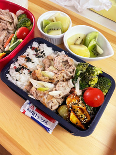 20240613娘ちゃん息子っちのお弁当-レシピのメイン写真
