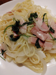 ベビーリーフのケールでパスタを作ったの!-レシピのメイン写真