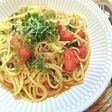 トマトとツナのペペロン♪ガーリックパスタ