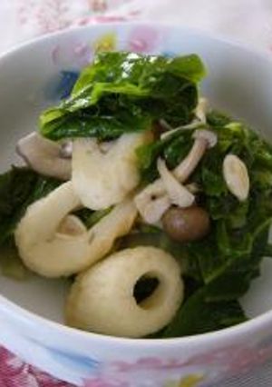 ちくわと青いお野菜の中華煮-レシピのメイン写真