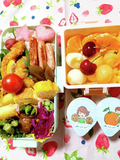 女子中学生♡お弁当♪えびフライ-レシピのメイン写真
