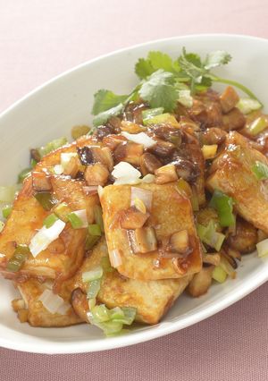 もめん豆腐の中華ねぎ炒め-レシピのメイン写真