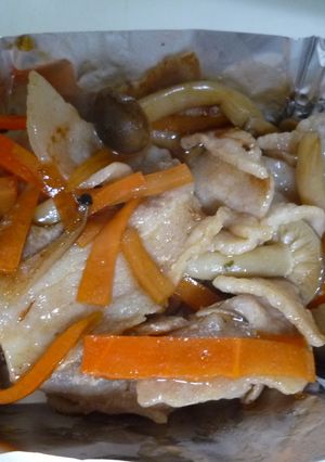 お弁当に☆豚と人参のコンソメ醤油煮-レシピのメイン写真
