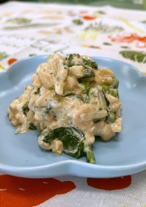 【保育所レシピ】納豆サラダ-レシピのメイン写真