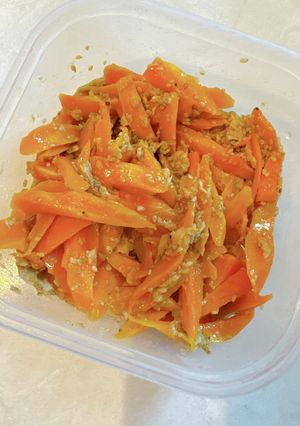 レンジでにんじんしりしり-レシピのメイン写真