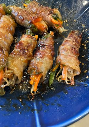 レンジで野菜肉巻き-レシピのメイン写真