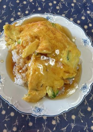 アスパラ天津飯-レシピのメイン写真