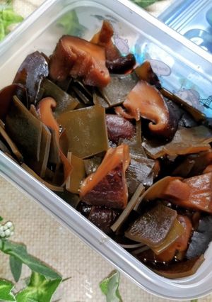 根昆布とどんこ椎茸お弁当用佃煮美味しすぎ-レシピのメイン写真