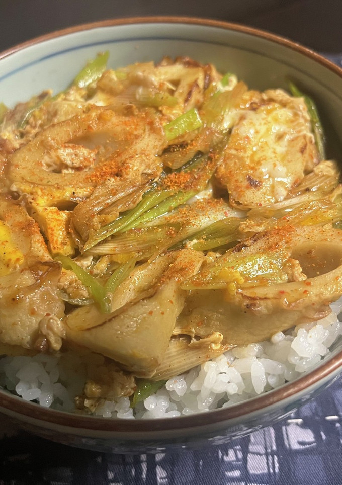 ちくわの玉とじ丼-レシピのメイン写真