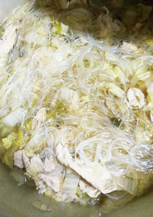 豚肉と白菜春雨の賄からの家飯-レシピのメイン写真