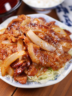 行列のできる☆豚の味噌漬け焼き定食☆-レシピのメイン写真