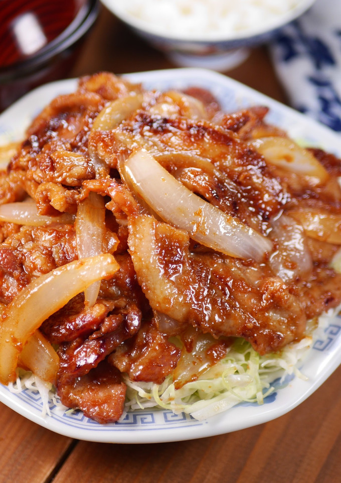 行列のできる☆豚の味噌漬け焼き定食☆-レシピのメイン写真
