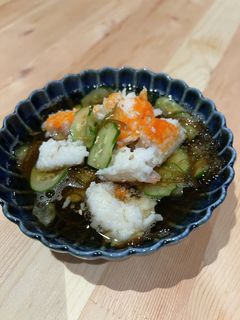 ちょっと豪華★生もずくと胡瓜の簡単酢の物-レシピのメイン写真