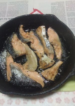 イシスキで銀鮭のアラの焼き鮭V11-レシピのメイン写真