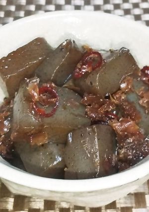 こんにゃくの甘辛煮-レシピのメイン写真