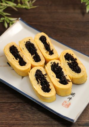 痛風対策！ひじきの卵焼き-レシピのメイン写真