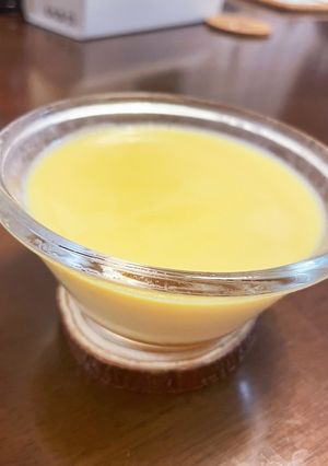 フライパンで作る　なめらか卵プリン-レシピのメイン写真