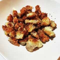 รูปของ 鶏ナンコツのブラックペッパー炒め