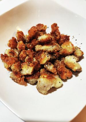 鶏ナンコツのブラックペッパー炒め-レシピのメイン写真