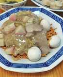ベビースターラーメンで皿うどん♪揚げそば