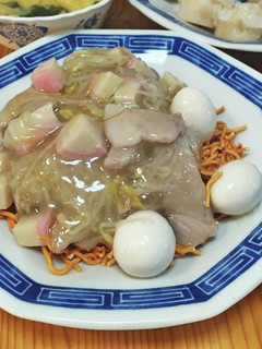 ベビースターラーメンで皿うどん♪揚げそば-レシピのメイン写真