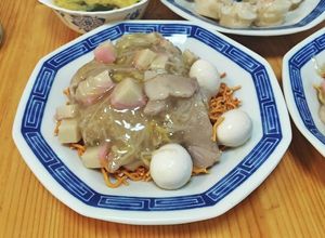 ベビースターラーメンで皿うどん♪揚げそば-レシピのメイン写真