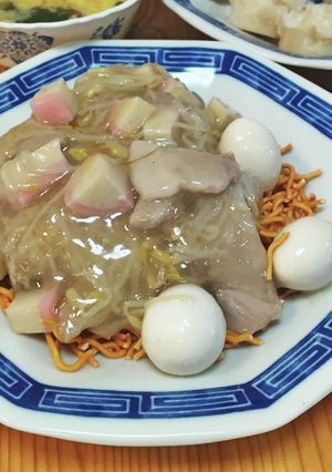 ベビースターラーメンで皿うどん♪揚げそば-レシピのメイン写真