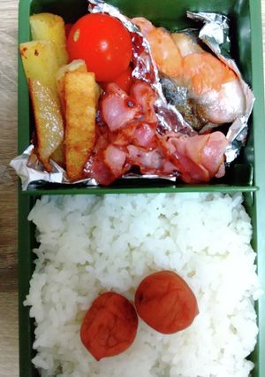 鮭弁当 男子高校生-レシピのメイン写真