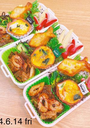 男子大学生お弁当★025-レシピのメイン写真