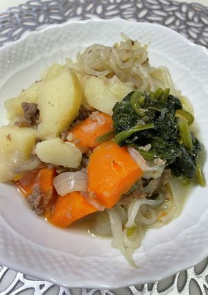 基本的な挽肉の肉じゃが-レシピのメイン写真