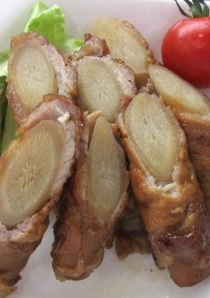 丸ごぼうの豚バラ巻き-レシピのメイン写真