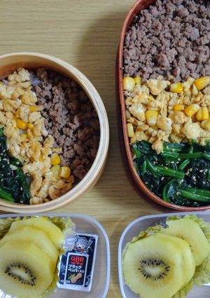 娘と息子のお弁当（6/14 金）-レシピのメイン写真