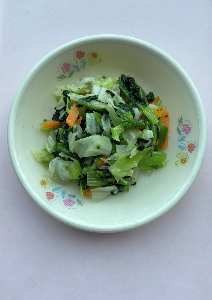 【保育所給食】小松菜ののり和え　-レシピのメイン写真