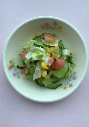 【保育所給食】トマトときゅうりのサラダ-レシピのメイン写真