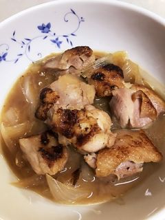 新玉ねぎと鶏ももの甘々煮-レシピのメイン写真