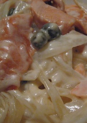 サーモン＊クリームチーズ　パスタ-レシピのメイン写真