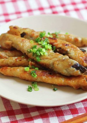 ぽん酢で味付け！なすの肉巻き-レシピのメイン写真