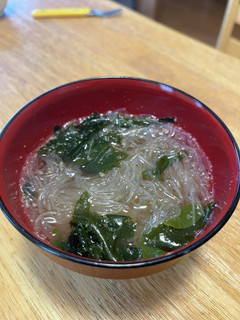 いきなり、ちゅるちゅる(春雨スープ)-レシピのメイン写真
