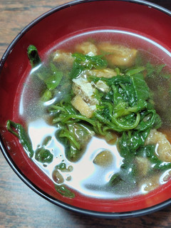 つまみ菜のお吸い物-レシピのメイン写真