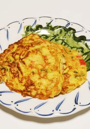 【糖質制限】豆腐のヘルシーオムレツ-レシピのメイン写真