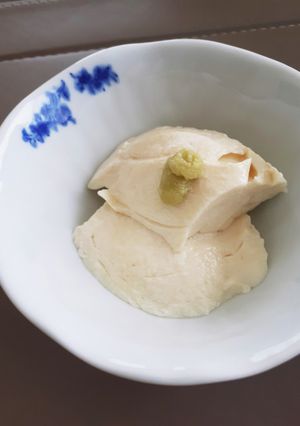 寄せ豆腐は塩とわさびで！-レシピのメイン写真