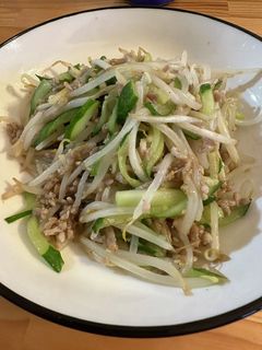 きゅうりともやしの中華炒め-レシピのメイン写真