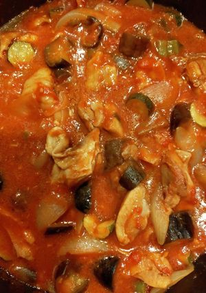 ホールトマトで作るトマト煮込み-レシピのメイン写真