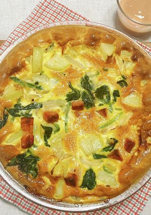 オーブンにお任せ！スパニッシュオムレツ-レシピのメイン写真