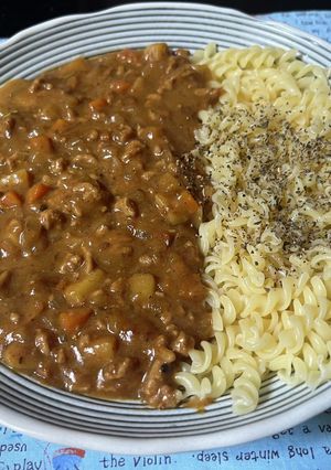 フジッリのカレー風パスタ-レシピのメイン写真